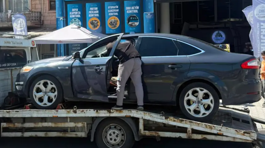 Nevşehir'de otomobilini satmak isteyen vatandaş, ekspertiz incelemesinde aracın şase numarasının