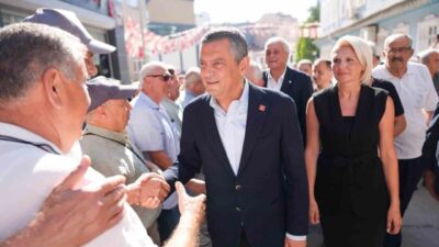 CHP Grup Başkanı Özgür Özel’in Bilecik ziyaretinde CHP’li belediye başkanları