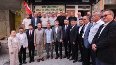 Bursa Büyükşehir Belediyesi Başkan Vekili Şahin Biba, ilçe ziyaretleri kapsamında