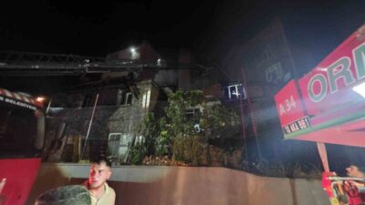 Balıkesir’in Dursunbey ilçesinde bir evde çıkan yangın, orman ve itfaiye