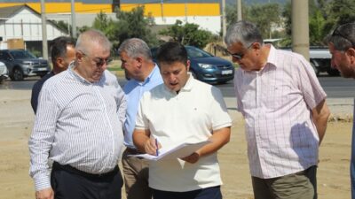 Edremit Belediyesi, ilçenin en yoğun ulaşım akslarından biri olan E-87