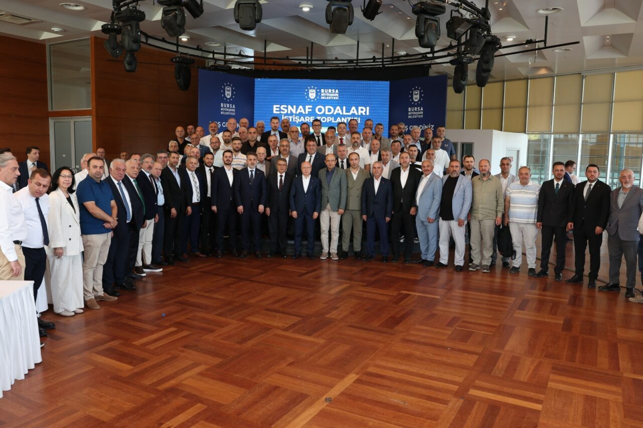 Bursa Büyükşehir Belediyesi Başkan Vekili Şahin Biba, Esnaf Odaları İstişare