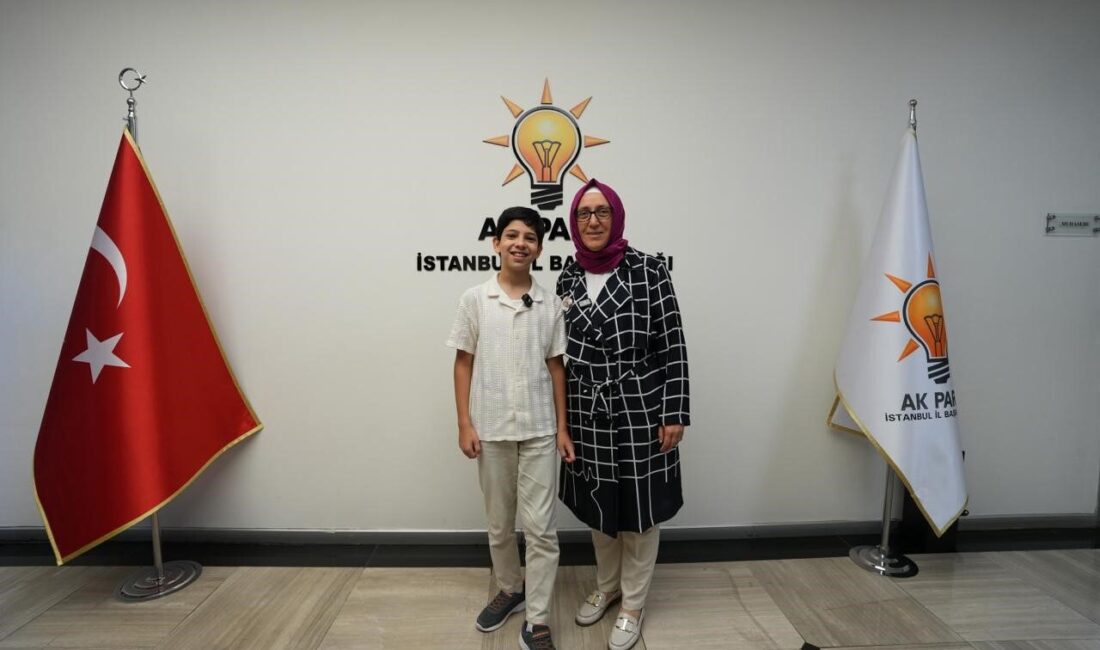 Gazze’nin çocuk elçisi Ramadan Abu Jazar, AK Parti İstanbul İl Başkanlığını ziyaret etti Gazze’de yaşanan insanlık dramını sosyal medya paylaşımları ve kaleme aldığı