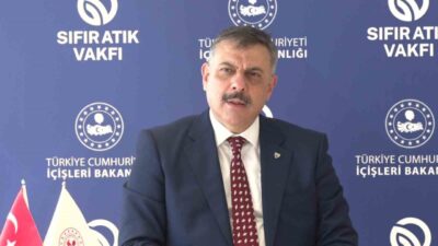 İçişleri Bakanı Mustafa Çiftçi, “Sıfır atık konusunda Sıfır Atık Vakfımızla