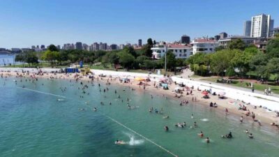 İstanbul’da yüksek hava sıcaklıklarından dolayı vatandaşlar sahillere akın etti. Termometrelerin