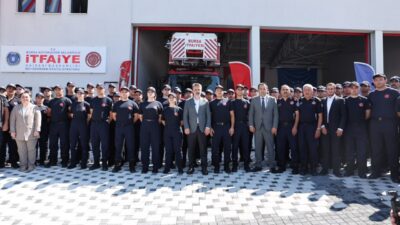 Bursa Büyükşehir Belediyesi, Büyükorhan ilçesinde tam donanımlı yeni itfaiye hizmet