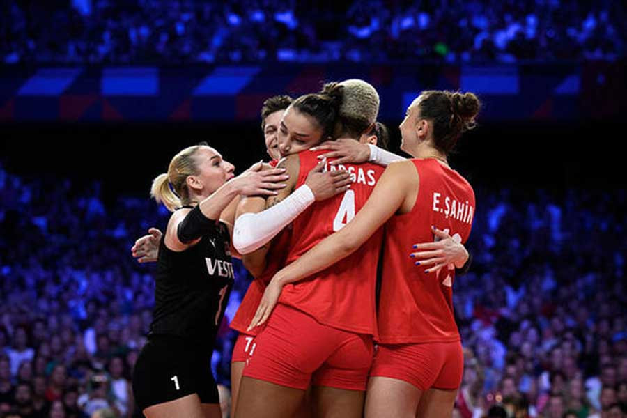 A Milli Kadın Voleybol takımımız VNL çeyrek final maçında Kanada’yı