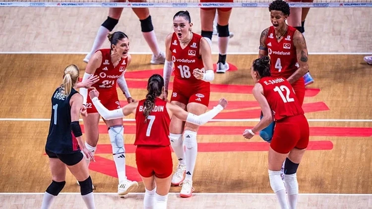 Şampiyon. A Milli Kadın Voluybol takımımız Milletler Ligi finalinde Brezilya'yı 3-1