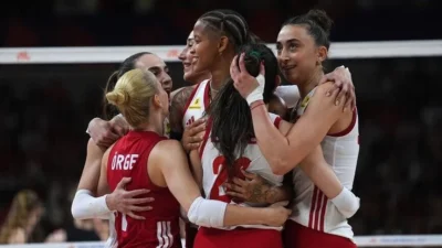 A Milli Kadın Voleybol Takımımız, Tayland'ı 3-1 mağlup ederek Milletler