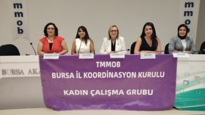 TMMOB'un Kadın Başkanları paneli, BAOB Ortak Salonda gerçekleşti.