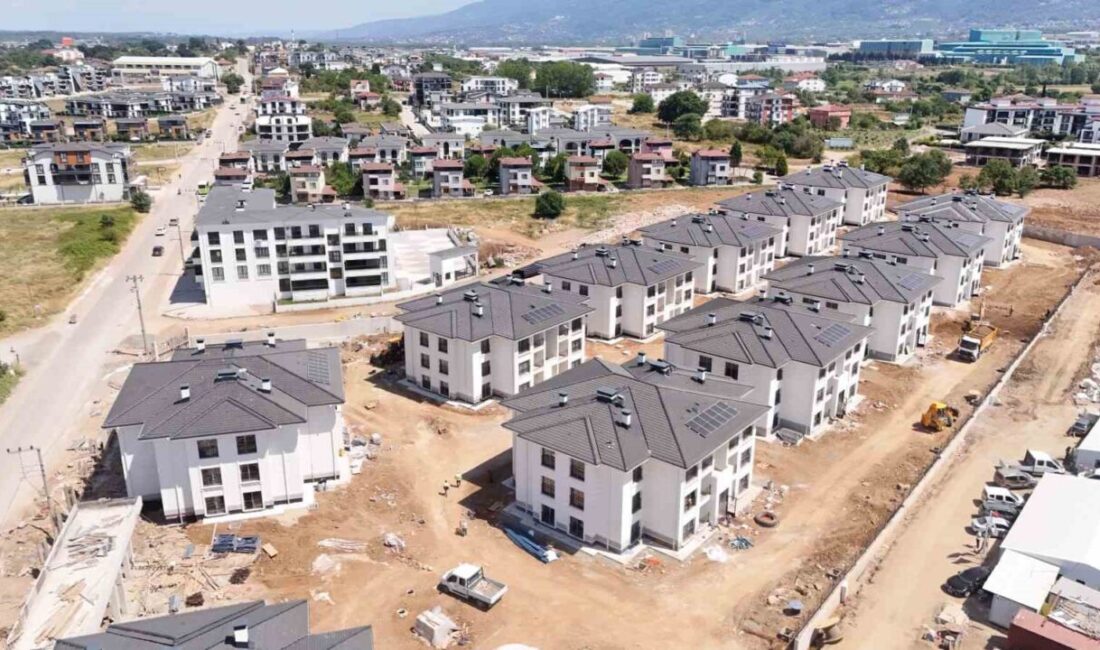 Kartepe Evleri’nde teslim için geri sayım başladı Kartepe’de yapımı tamamlanan Kent Konut Evleri’nde teslim için geri sayım