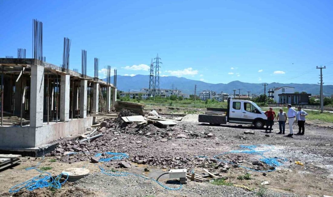 Kartepe’deki yeni Polis Merkezi Amirliği inşaatı yükseliyor Kartepe’de inşası süren Polis Merkezi Amirliği binasındaki çalışmalar planlanan takvime