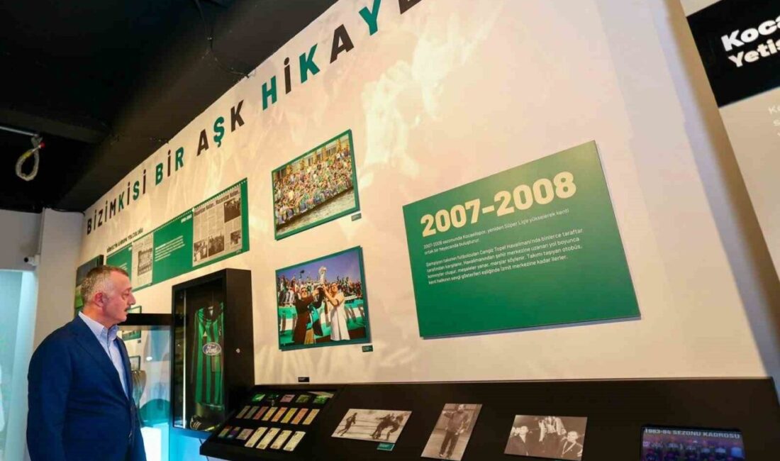 Kocaelispor’un tarihi bu müzede yaşayacak Kocaeli Büyükşehir Belediye Başkanı Tahir Büyükakın, Kocaelispor’un tarihini korumak ve