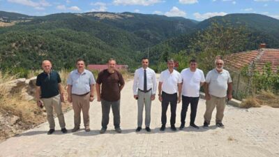 Bilecik’in Söğüt ilçesine bağlı Akçasu ve Borcak köylerinde parke taşı