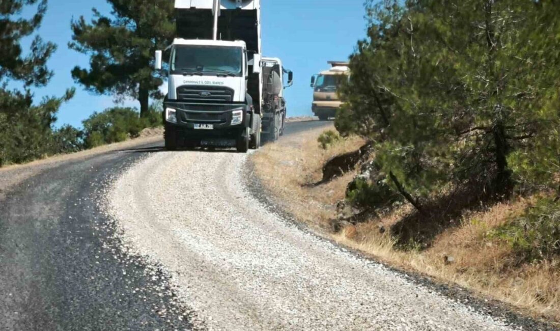 Lapseki’de köy yolları asfalt çalışmaları devam ediyor Çanakkale’de İl Özel İdaresi Yol ve Ulaşım Hizmetleri Müdürlüğünce il