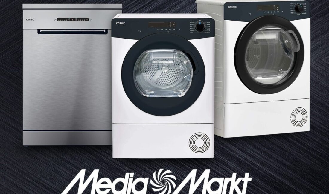 MediaMarkt’ın kendi markası KOENIC, çamaşır makinesi, bulaşık makinesi ve kurutma