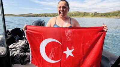 Türk ultramaraton yüzücüsü Melisa Uluarslan, açık su yüzücülüğünün en zorlu