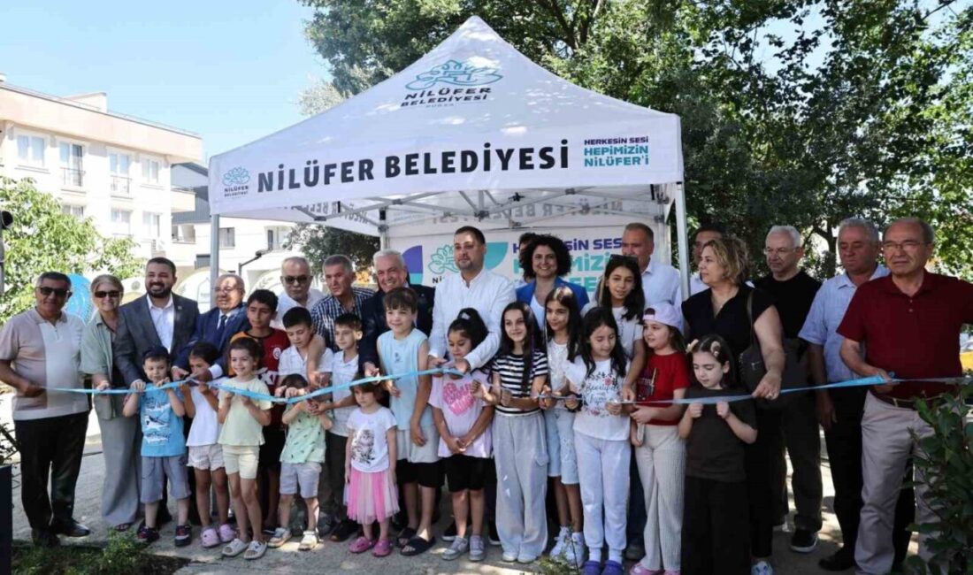Nilüfer Belediyesi, Çalı Mahallesi’nde 3 bin 424 metrekare alan üzerine