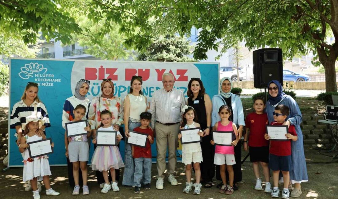 Nilüfer Belediyesi’nin bu yıl 15’incisini gerçekleştirdiği “Biz Bu Yaz Kütüphanedeyiz”