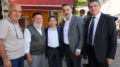 Bursa Büyükşehir Belediye Başkan Vekili Şahin Biba, Orhaneli'nde belediye yöneticileri,