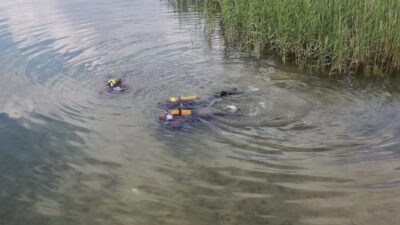Sakarya ile Kocaeli’nin içme suyu kaynağı olan Sapanca Gölü’nde dalgıçların