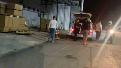 Bursa’nın İnegöl ilçesinde polisin “dur” ihtarına uymayarak kaçan sürücü, 5