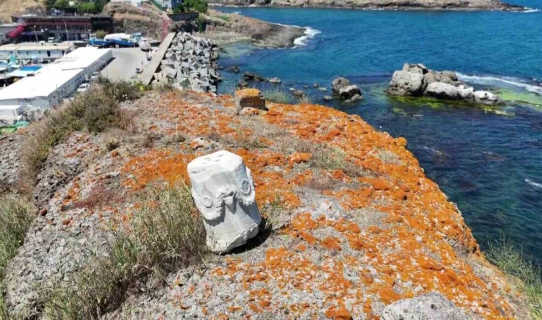 Sarıyer’de 2 bin yıllık Pompei Sütunu bakımsızlığa terk edildi Sarıyer Rumeli Feneri’nde bulunan ve Sultanahmet’teki Dikilitaş’tan (Theodosius Dikilitaşı) daha