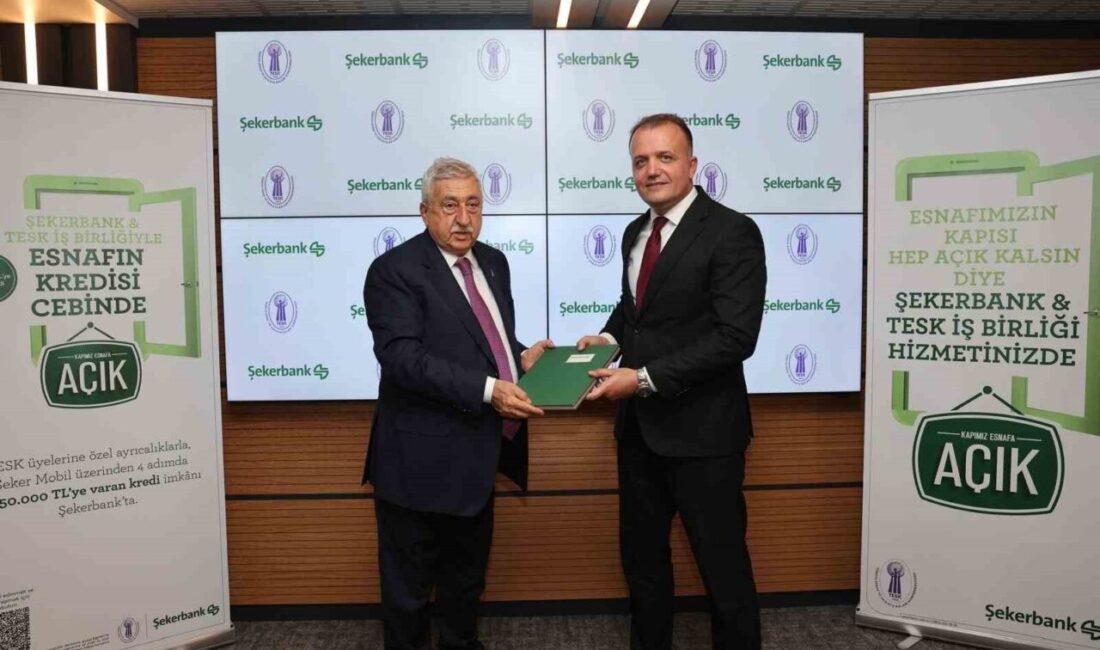 Şekerbank, esnaf müşterilerinin finansmana hızlı ve kolay erişimini sağlamak amacıyla
