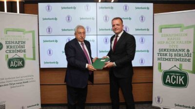 Şekerbank, esnaf müşterilerinin finansmana hızlı ve kolay erişimini sağlamak amacıyla