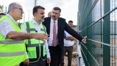 Bursa Büyükşehir Belediyesi Başkan Vekili Şahin Biba, Nilüfer de yapımına