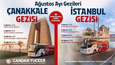 Tekirdağ Büyükşehir Belediyesi tarafından vatandaşların tarihî ve kültürel mirasla buluşturulması