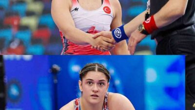 U17 Dünya Şampiyonası’nda, Avrupa şampiyonu milli sporcular Özdenur Özmez ve