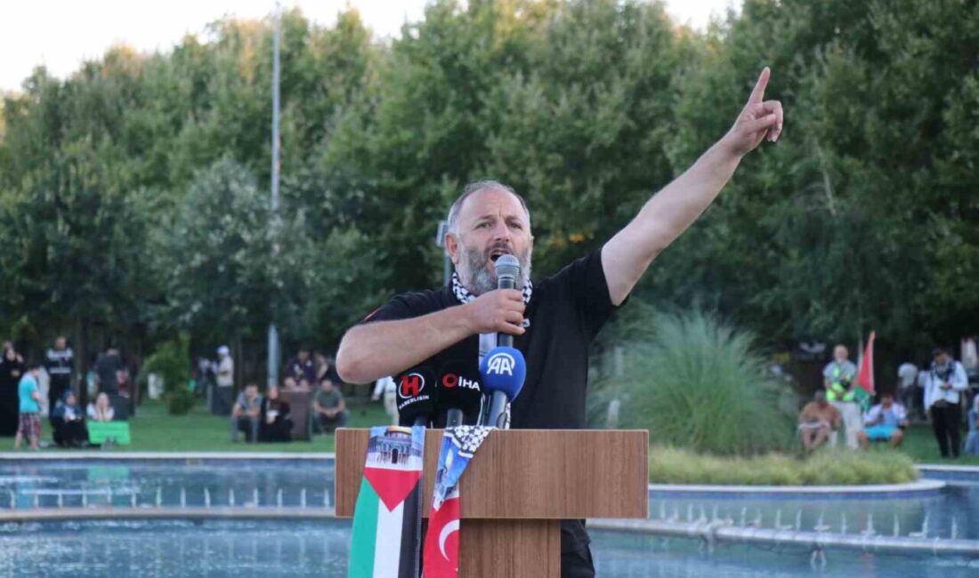 Uluslararası Filistin Kara Konvoyu Sakarya’da Filistin halkına destek vermek amacıyla Bosna Hersek’in Srebrenitsa kentinden yola