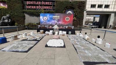 İstanbul ve 12 ilde, son 25 günde düzenlenen operasyonlarda ele