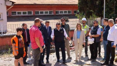 Bilecik Valisi Faik Oktay Sözer, 8 okuldaki eğitim yatırımlarını sahada