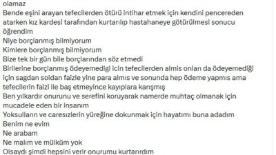 Yazar İlhami Işık, sosyal medya hesabı üzerinden yaptığı paylaşımda, “Bu