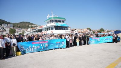 Yıldırım Belediyesi'nin kadınlara yönelik ücretsiz Mavi Tur seferleri başladı. Mudanya,