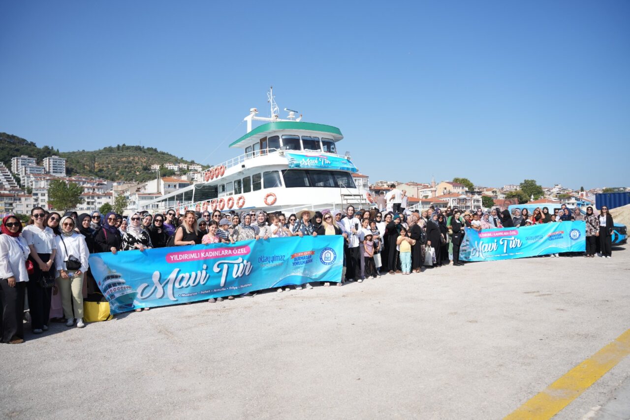Yıldırım Belediyesi'nin kadınlara yönelik ücretsiz Mavi Tur seferleri başladı. Mudanya,