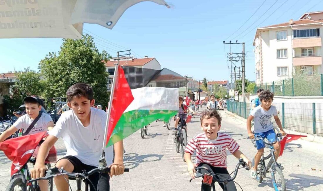 Çanakkale’nin Yenice ilçesinde müftülük ve diyanet vakfınca düzenlenen genç pedallar