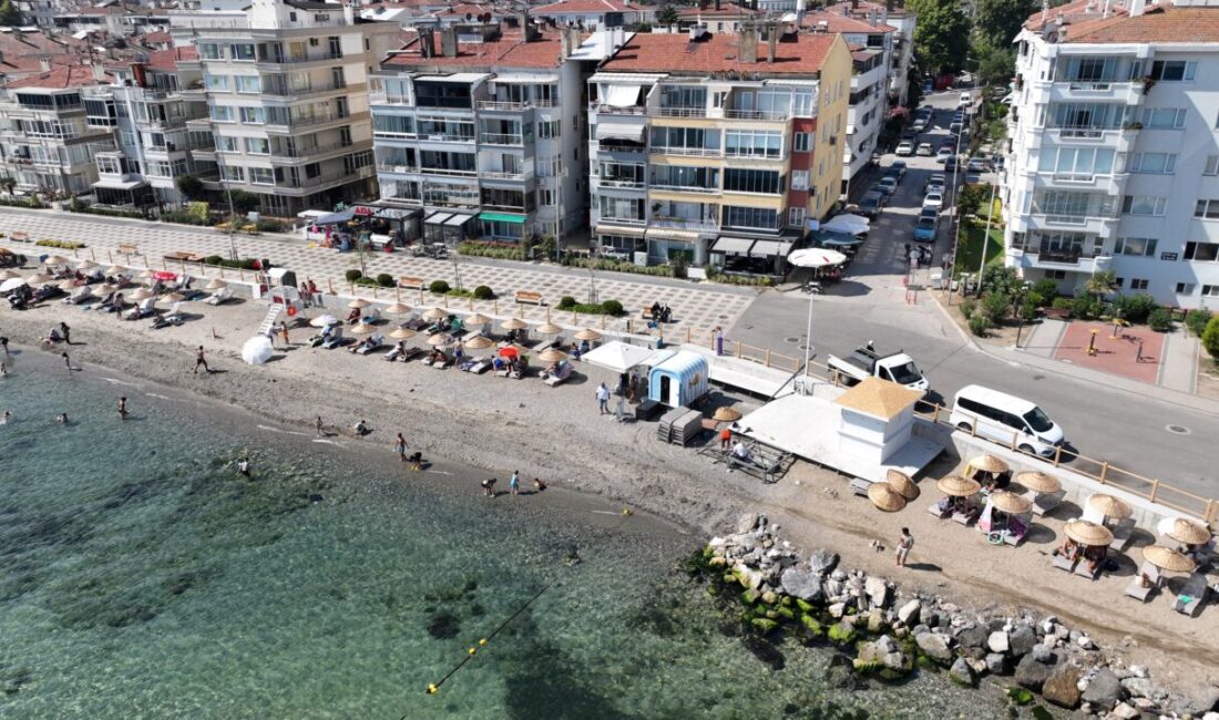 “Plaj Mudanya” Kapılarını Açtı Mudanya Belediyesi'nin yeni hizmeti Plaj Mudanya, Güzelyalı'da vatandaşların kullanımına açıldı.