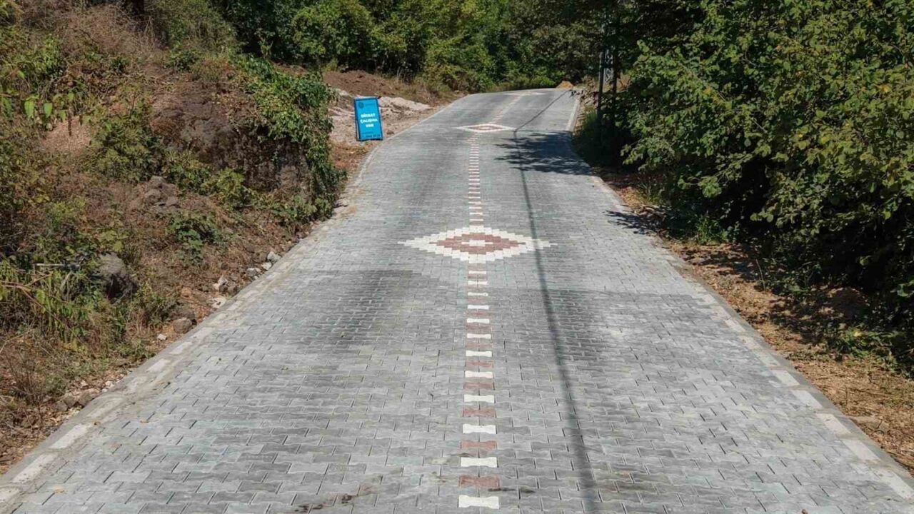 150 yıllık köprünün bağlantı yoluna parke döşendi 7 Bülten Medya -