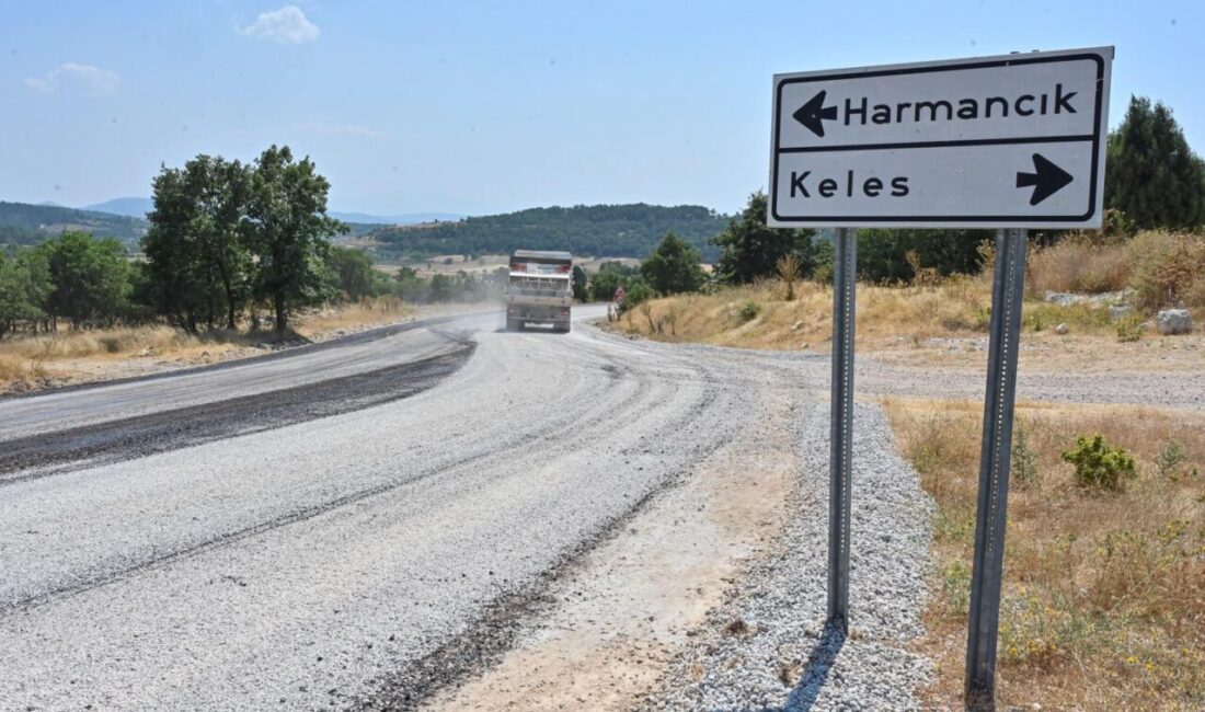 Bursa Büyükşehir Belediyesi, Harmancık’ta 5 mahalleyi kapsayan yaklaşık 10 kilometrelik