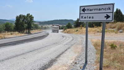 Bursa Büyükşehir Belediyesi, Harmancık’ta 5 mahalleyi kapsayan yaklaşık 10 kilometrelik