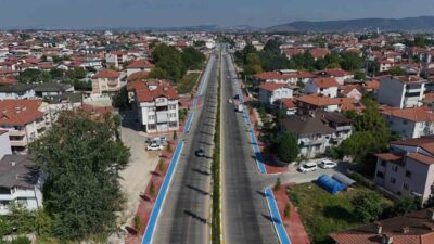 Sakarya’da Adapazarı Çevre Yolu ile Kuyudibi Kavşağı arasındaki 4 kilometrelik