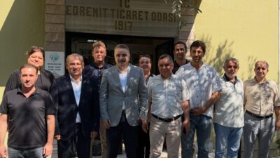 Görev süresi sona eren Edremit Kaymakamı Ahmet Odabaş, Edremit Ticaret