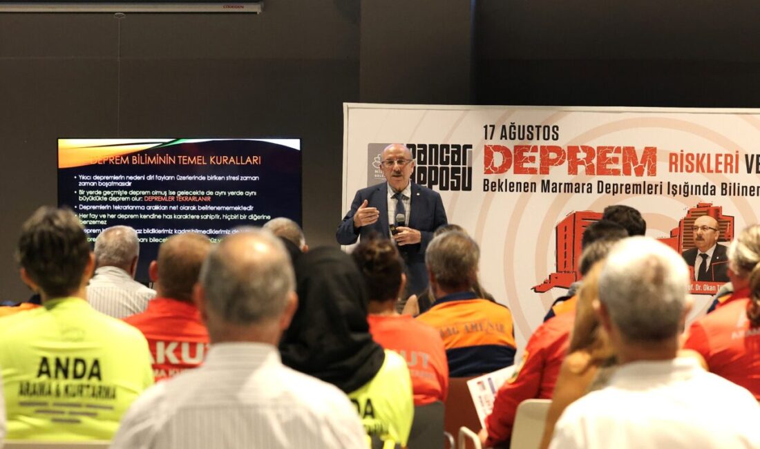 Tüysüz’den Bursa için deprem uyarısı Nilüfer Belediyesi’nin düzenlediği söyleşide konuşan Prof. Dr. Okan Tüysüz, Bursa’nın
