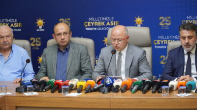 AK Parti’nin 25. kuruluş yıl dönümü dolayısıyla Bursa’da düzenlenen toplantıda
