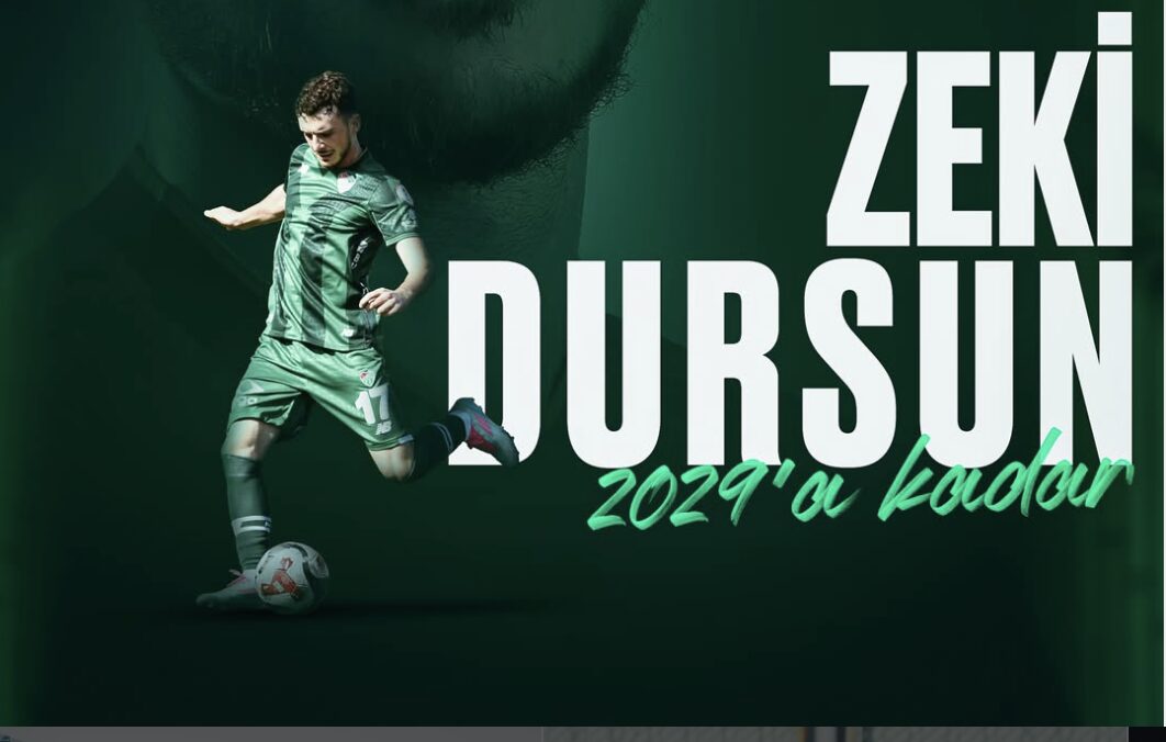 Kulüp, Muhammet Zeki Dursun'un sözleşmesini 2029 yılına kadar uzattığını açıkladı.