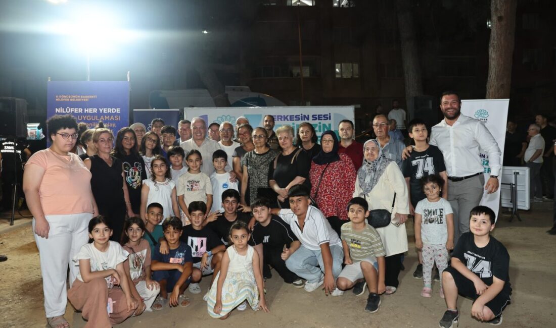 Nilüfer Belediye Başkanı Şadi Özdemir, “Şadi Başkan’la Akşam Çayı” buluşmasında