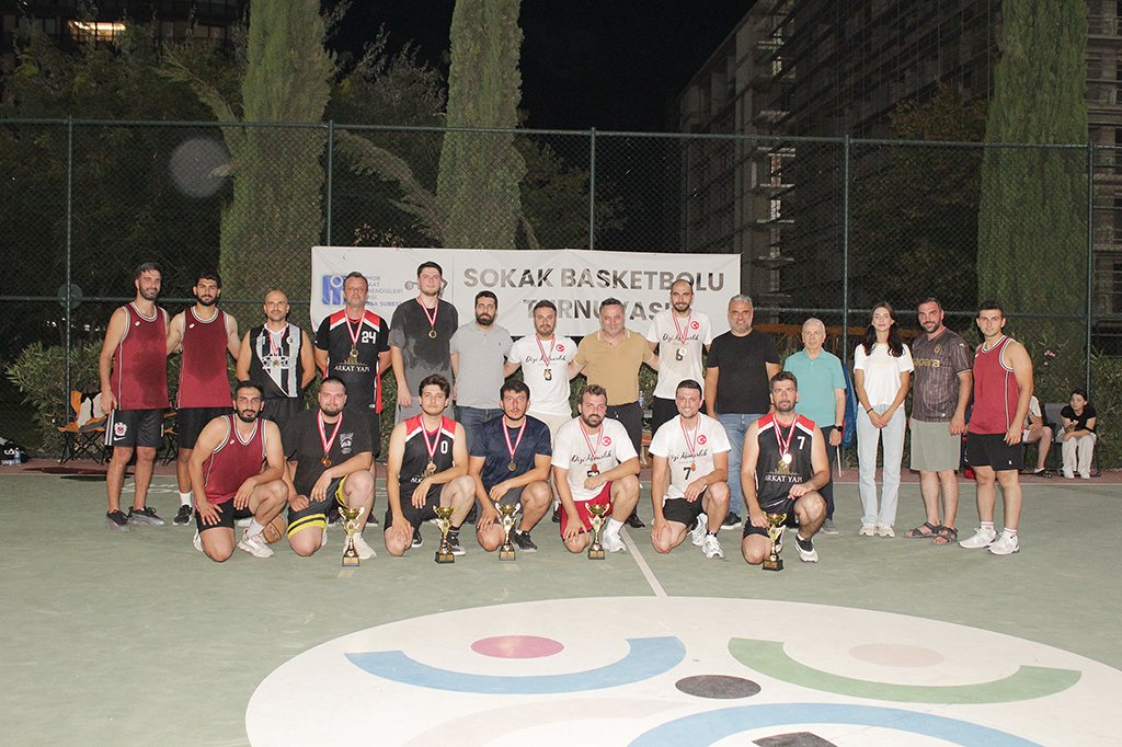 İMO Bursa Şubesi tarafından düzenlenen Sokak Basketbolu Turnuvası’nda 8 takım